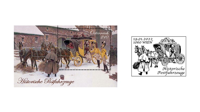 Special stamp carriage